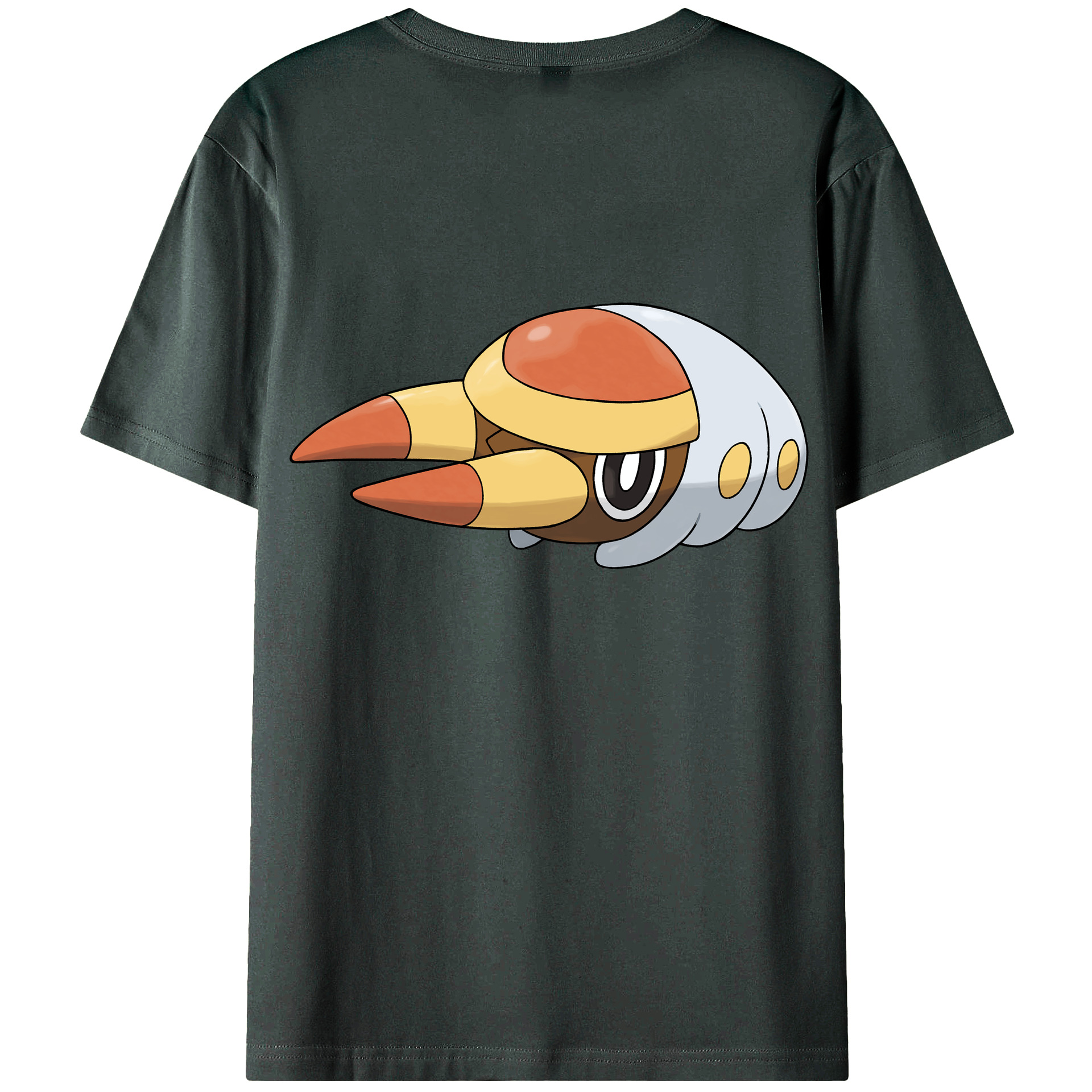 （画像用） ポケットモンスター Pokémon 綿100％ メンズ半袖Tシャツ（バックプリント） 通気性
